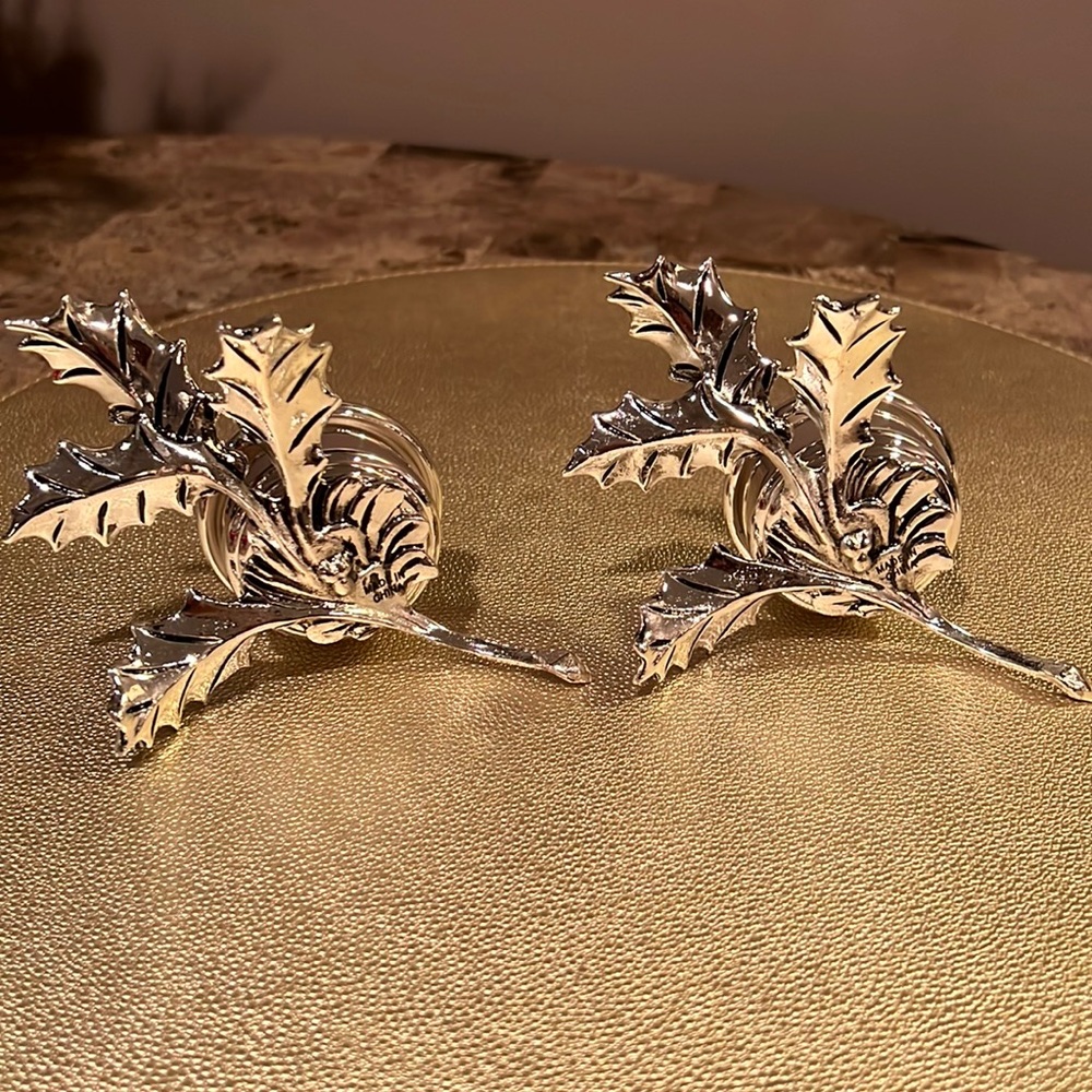Holiday Tealight Holders Set/2 - Picture 5 of 7